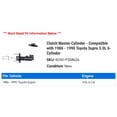 thumbnail image 2 of Clutch Master Cylinder - Compatible with 1986 - 1990 Toyota Supra 3.0L 6-Cylinder 1987 1988 1989, 2 of 2