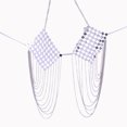 thumbnail image 4 of Cadena corporal sexy para mujer, sujetador de bikini, cuello halter, espalda descubierta, cadena de lentejuelas, accesorios de playa, joyería para mujer, 4 of 5