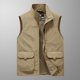 thumbnail image 2 of Chaleco de Carga Para Hombres Ropa de Trabajo Delgada Color Sólido Cuello Alto Chaqueta Sin Mangas Camisetas Sin Mangas Odeerbi ODB175862, 2 of 7