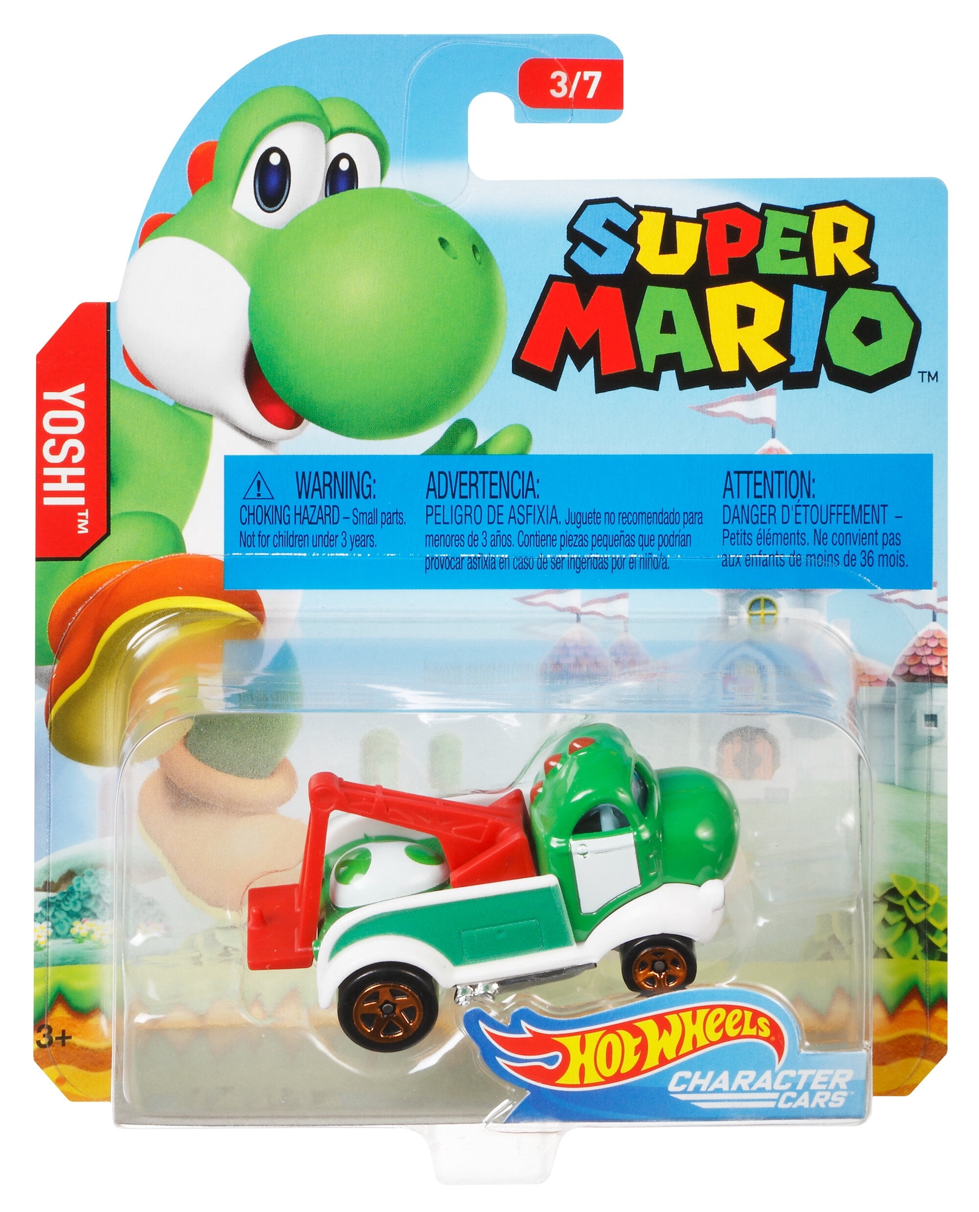Hot Wheels Mario Brothers Yoshi Car Toy