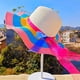 thumbnail image 5 of Sombrero de paja Salvador para mujer protección solar rosa, 5 of 10