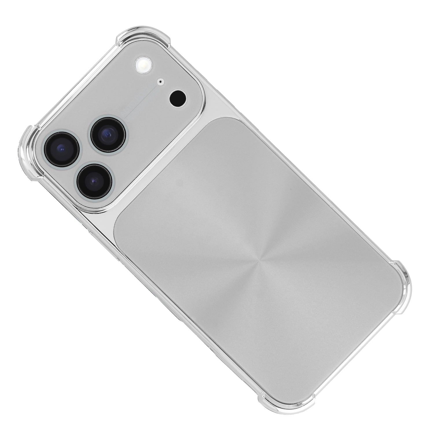 CD Pattern Magnetic Protective Case for iPhone 17 Pro Max - Grey