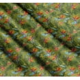 thumbnail image 3 of Soimoi Cotton Poplin Fabric Tropical Leaves,Plumeria & Heliconia Floral Printed Fabric 1 Yard 56 Inch Wide, 3 of 7