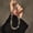 C, variant on Luxurious Crystal Teardrop Phone Lanyard - Short Handmade Beaded Wrist Strap with Anti-Loss Design