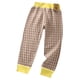 thumbnail image 5 of Pantalones largos de invierno para niños, de tela a cuadros, con forro polar y leggings gruesos, pantalones largos para niñas, pantalones de poliéster., 5 of 5