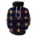 thumbnail image 1 of Sudadera con capucha y cremallera para hombre, estilo étnico, informal, divertida, de primavera, estilo Harajuku, con estampado 3D, de gran tamaño., 1 of 6
