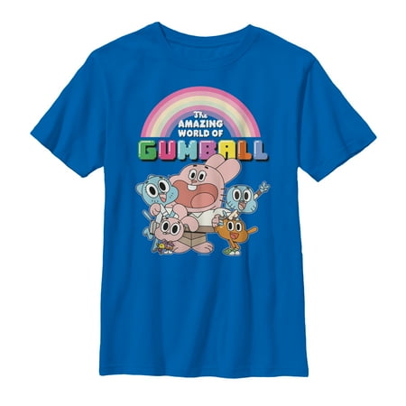 Self Portrait T-shirt - The Amazing World of Gumball Men's Watterson Family Portrait T-Shirt