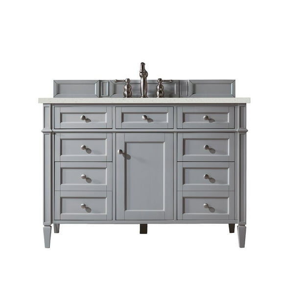 James Martin Vanities 48" Single Vanity, Urban Gray w/ 3 CM Lime Delight Quartz Top