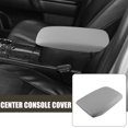 thumbnail image 2 of Unique Bargains Car Center Console Lid Armrest Seat Box Cover Protector for Toyota Highlander 2009-2014 Faux Leather Gray, 2 of 9