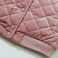 thumbnail image 4 of Jinhomg Plus Size Jacket for Women Fall Winter Thermal Comfy Button Down Puffer Coat Casual Solid Long Sleeve Short Down Coats 90 off Clearance Sale Pink L, 4 of 8
