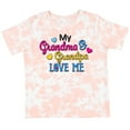 thumbnail image 3 of Inktastic My Grandma and Grandpa Love Me with Hearts Boys or Girls Toddler T-Shirt, 3 of 5