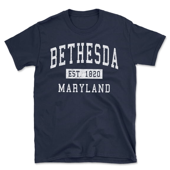 Bethesda Maryland Classic Established Men's Cotton T-Shirt