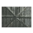 thumbnail image 1 of Rustic Cutting Board, Old Wooden Door with Planks Rustic Country Life Themed Architecture Building Doorway, Decorative Tempered Glass Cutting and Serving Board, Small Size, Taupe, by Ambesonne, 1 of 1