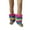B20, variant on Plush Leg Warmers Vintage Rainbow Boot Cuffs Leg Cover for Winter Fashion