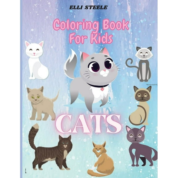Cats Coloring Book For Kids
