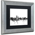 thumbnail image 2 of Trademark Fine Art "Albuquerque NM Skyline B&W" Canvas Art by Michael Tompsett, Black Matte, Silver Frame, 2 of 4