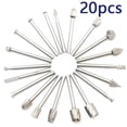 thumbnail image 2 of Riwesomey Nuevo Broca de escofina giratoria de 20 piezas, broca de pulido para carpintería, vástago de 3mm, broca Herramientas manuales y eléctricas, 2 of 6