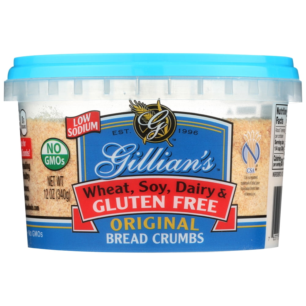 Gillian'S Food Plain Bread Crumbs Original, 12 Oz