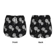 thumbnail image 3 of Daiia White Flower Dandelion Pattern Women's 2 in 1 Running Shorts - Lightweight Athletic Workout Gym Yoga Shorts Liner with Phone Pockets-Large, 3 of 7