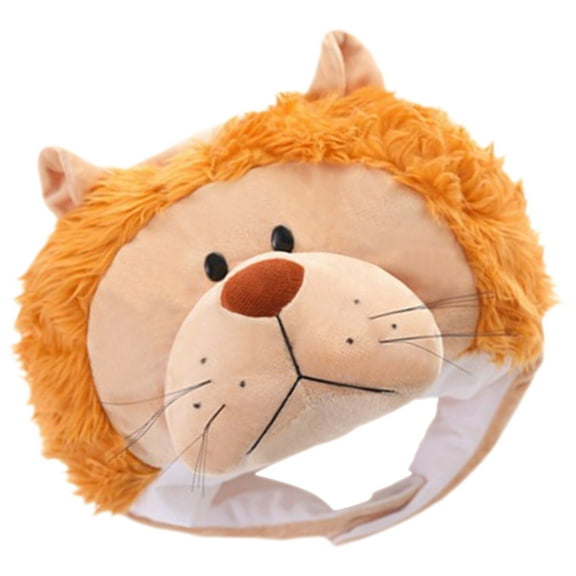 FELTECHELECTR Holiday Hat 1Pack Plush Multi Color Lion Hat For Adults Funny Hats For Parties
