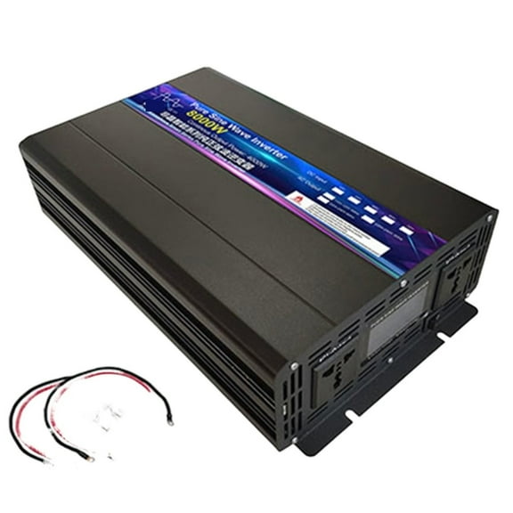 Pure Sine Wave Inverter 12V 24V 48V To AC 8000W 12000W Pure Sine Wave Solar Power Inverter Transformer Voltage Frequency Converter ,Powerful Output