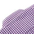 thumbnail image 2 of Bienzoe Boy's Cotton Plaid Roll Up Button Down Sports Shirts Purple/White 3/4, 2 of 9