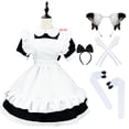 thumbnail image 4 of Disfraz de chica de tono claro con código europeo, disfraz de sirvienta Alice Lolita, disfraz de juego de rol Lolita, 4 of 5