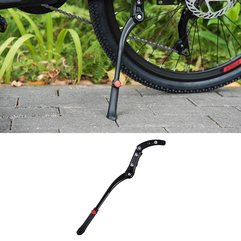 1PC Adjustable Bicycle Kickstand MTB Road Bicycle Parking Rack Alloy Bike Support Side Kick Stand Foot Black