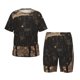 thumbnail image 1 of Fotbe Starry Night Black Sheep Pijama Estampada de 2 Piezas para Niños – Ropa de Dormir de Manga Corta Cómoda para Niños y Niñas, Camiseta y Shorts de Algodón-4X-Large, 1 of 6