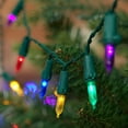 thumbnail image 2 of Indoor/Outdoor 50-Count LED 8-Function Mini Christmas String Lights, Multicolor, 12.5', by Holiday Time, 2 of 6