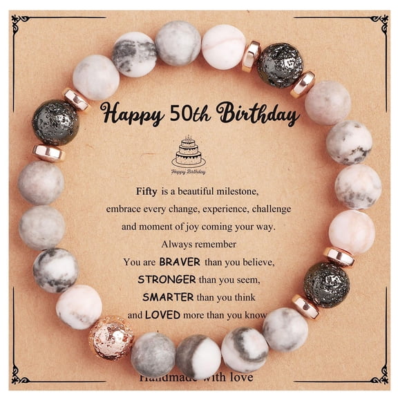Top-kevin Cross Beaded Bracelets for Women, Inspirational Natural Heart Religious Bracelets for Women, Birthday Christian Gifts for Women on Thanksgiving Christmas Gifts