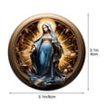 thumbnail image 2 of SRUILUO Nativity Scene Christmas Ornaments Easter Scene Ornaments Christmas Acrylic 3D Hanging Ornament Pendant for Xmas Tree Birth of Jesus Christian Decor Religious Gift for Kids, Friends, Loves, 2 of 6