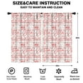 thumbnail image 2 of Blackout Kids Curtains,Red Baseball Terms Pattern Childrens Insulated Curtains Set Of 2,Bedroom Essentials,Toddler Room Decor 52"x84", 2 of 5