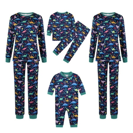 

Dprfmg Merry Christmas Christmas Pajamas For Family Family Christmas Pjs Matching Sets Jumpsuits Matching Christmas Pjs For Family Long Sleeve Pajamas Two-piece BaBy Set