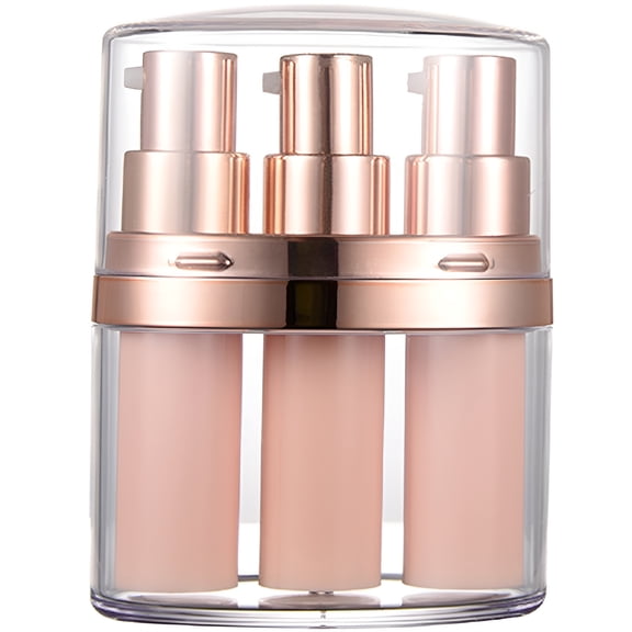 ACDANC 2026 New Travel Size Bottles Set 3 in 1 Toiletries Dispenser 15Ml for Travel, Gym, Business Trip, Camping, Vacation