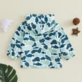 thumbnail image 3 of Abcomgle Toddler Baby Boy Camo Hoodie Windbreaker Zip Up Long Sleeve Hooded Camouflage Jacket Coat Kids Hunting Clothes,Light Blue, 3 of 4