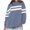 Blue, variant on Blouse Long Sleeve Crew neck for Women Modern Daily Wear Wardrobe Update Polished Daily Look Daily Rotation Layering Essential Wardrobe Pick