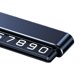 thumbnail image 2 of Tarjeta de número de teléfono del automóvil Interior del automóvil Accesorios para automóviles Placa de matrícula de estacionamiento Número único gris, 2 of 3