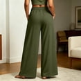 thumbnail image 6 of Elwylmiz Baggy Sweatpants for Women, Wide Leg Pleated High Waist Pants with Pockets Elastic Flowy Loose Fit Trousers, 6 of 6