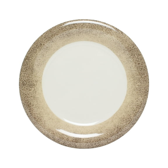 Excellante Jazz Melamine Dinnerware Collection 10 1/2" Wide Rim Plate, Comes in Dozen