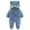 02 Blue, variant on Babysbule Toddler Baby Cute Fall Jumpsuits Fashion Baby And Winter Cotton Clothes Outing Romper Baby Jumpsuits