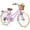 purple-with rack, variant on Glerc Missy 26" Girl Cruiser Youth Teen Woman Bike Shimano 6-Speed Teen Hybrid City Bicycle for Youth Ages 14 15 16 17 18 19 20 Years Old with Wicker Basket & Rack, Peach
