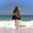 thumbnail image 6 of Irish Cross Large Beach Towel - Plush Thick Cotton Pool Towel, Adult Beach Towels, 6 of 16
