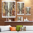 thumbnail image 3 of Chemin dans la Rue Impression sur Toile Aquarelle Extensible - Grand Paysage Urbain, 3 of 4