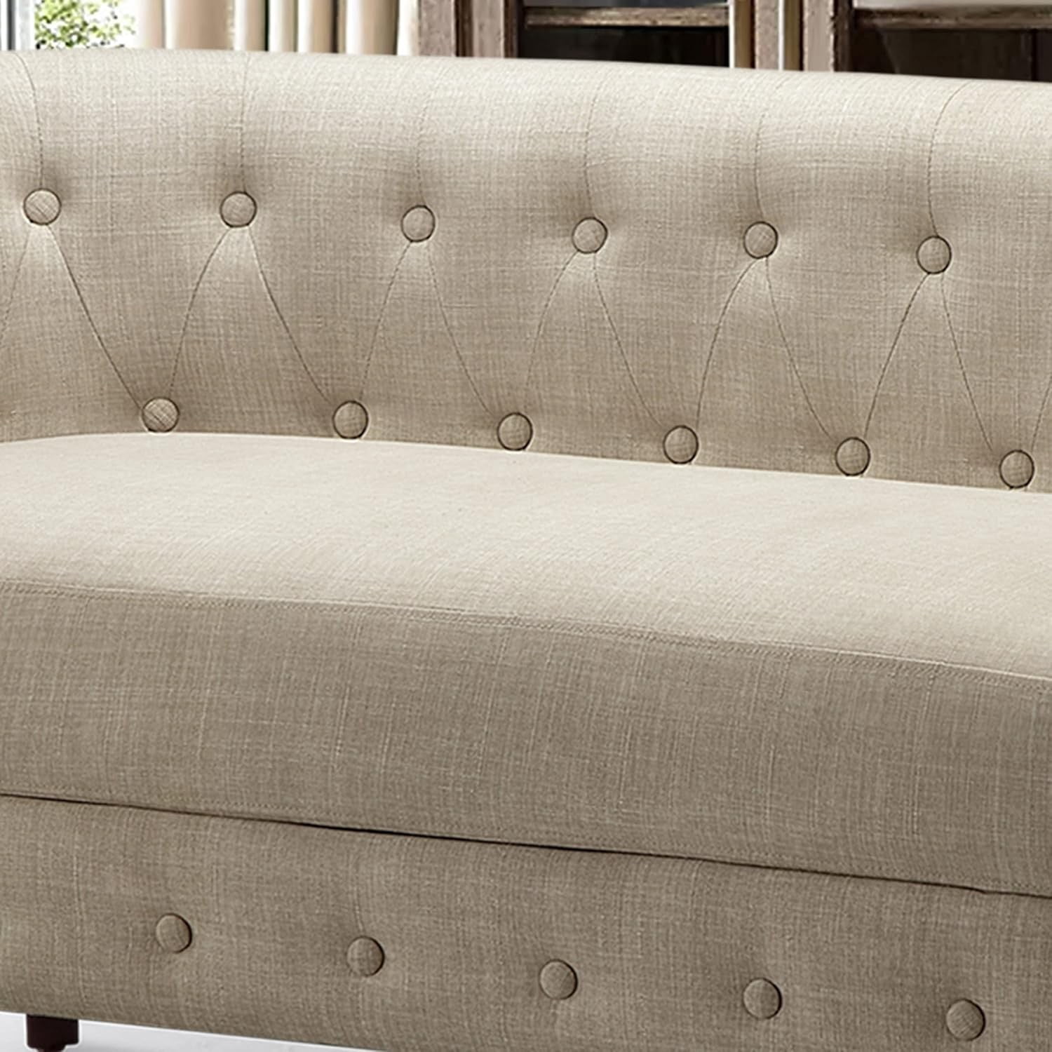 Loveseat Sofa for Living Room - Long Couch in a Box, Love Seat for Small Area, Couches for Living Room