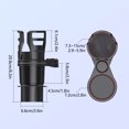 thumbnail image 2 of Car Cup Expander Adapter, Vehicle-Mounted Water Cup Drink Multifunctional, 360 Degrees Rotating Car Dual Cup Mount Stand Expander, 2 of 7
