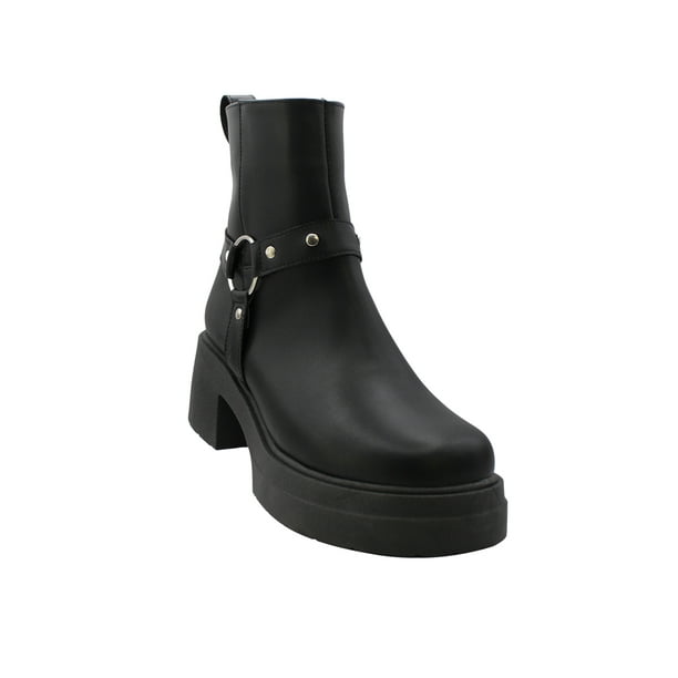 BOTIN CASUAL PARA MUJER NEGRO SINTETICO MARCA LEON 803