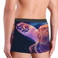 thumbnail image 3 of KLL Abstract Line Turtle Men's Cotton Boxer Briefs Underwear-Medium, 3 of 8