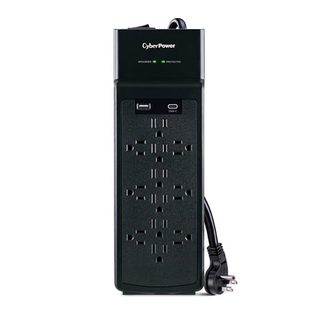 CyberPower CSP1206UC Home Office 12 Outlet Surge Protector with 3000 J Surge Suppression