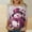 Purple, variant on RKSTN women blouses Women's Fashion Prints T-shirt 3/4 Sleeves Blouse Round Neck Casual early fall fashion